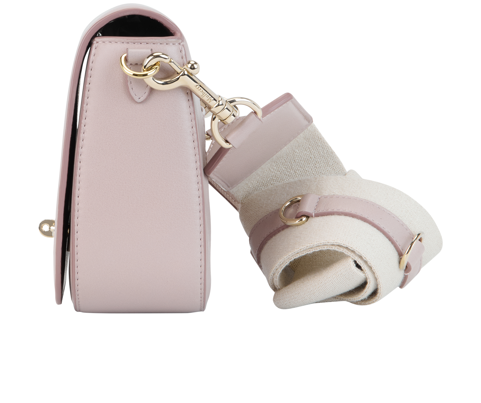 Small Darley Satchel, &pound;220, Handbags, Pink, Leather, Bottom view